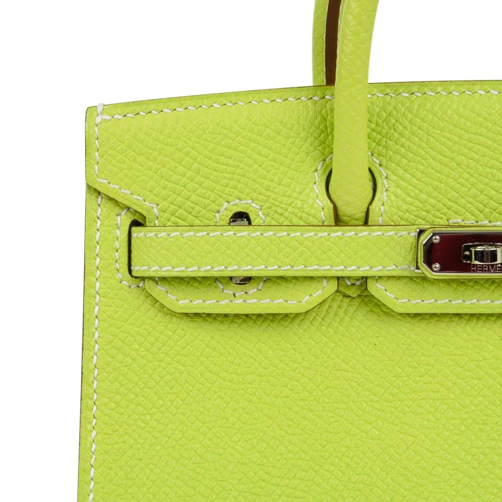 Birkin Tiny Bag Miniature Micro Kiwi Epsom Limited Edition