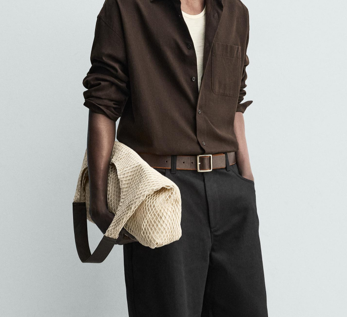 WOVEN SHOPPER BAG