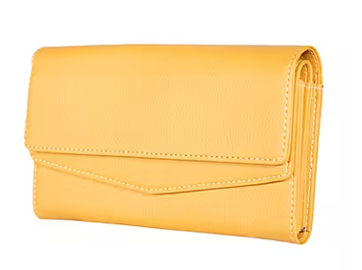 Cowhide Faux Leather 2 Flap Wallet