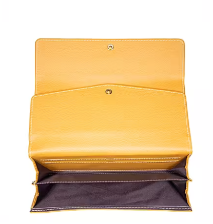 Cowhide Faux Leather 2 Flap Wallet