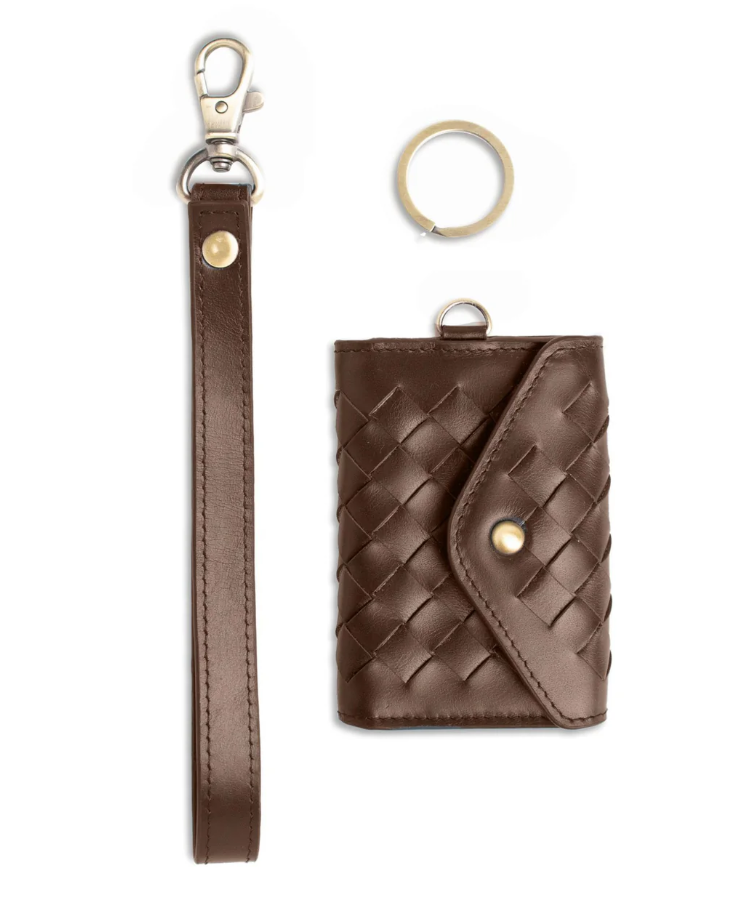 Woven Leather Wallet