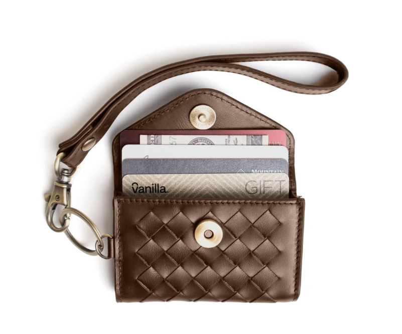 Woven Leather Wallet