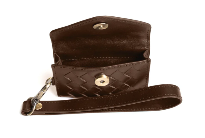 Woven Leather Wallet