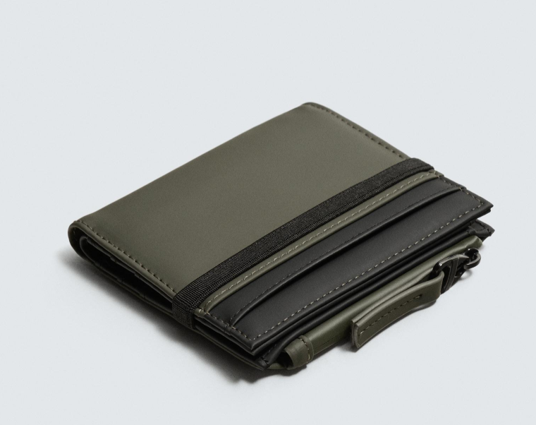 RUBBERIZED COIN WALLET