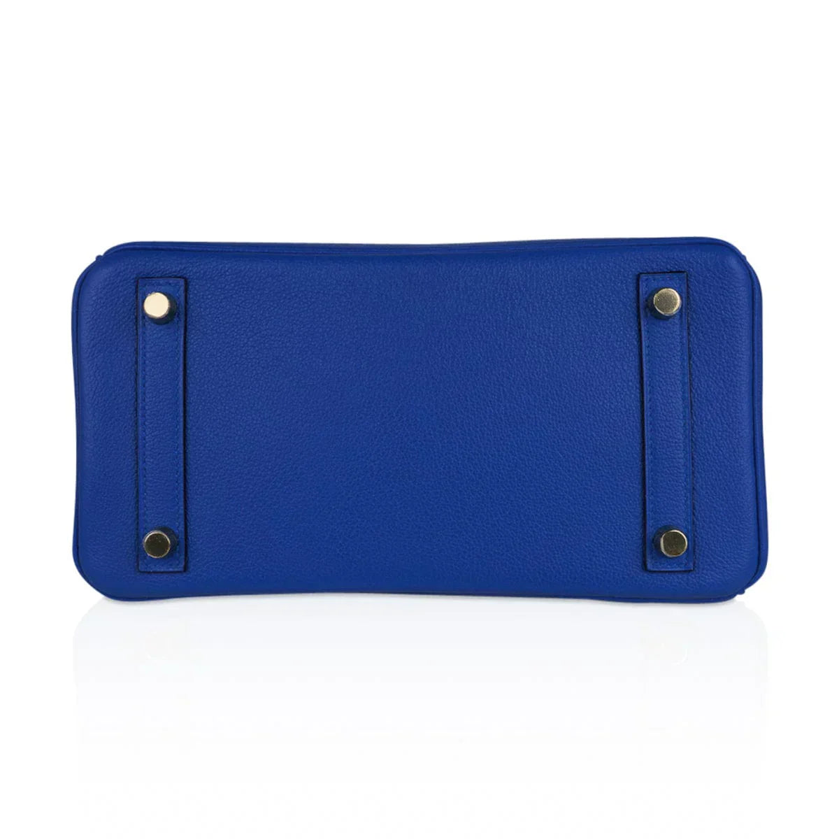 Birkin 25 Bag Blue Zellige Novillo Leather with Gold Hardware