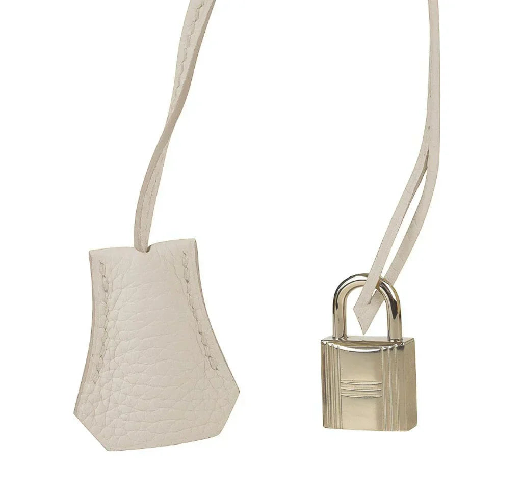 Birkin 35 Bag Beton Clemence Palladium Hardware