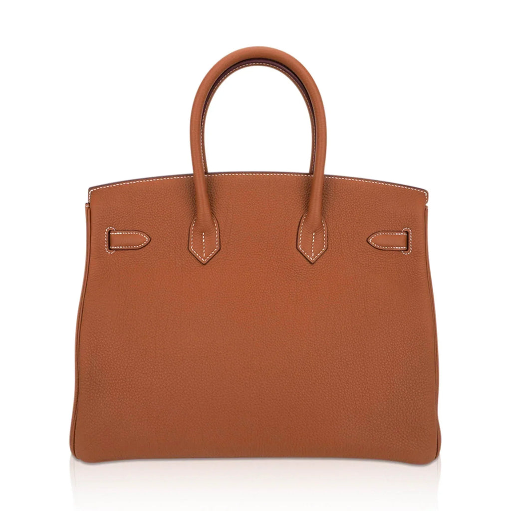 Birkin 35 Bag Gold Togo Leather with Gold Hardware