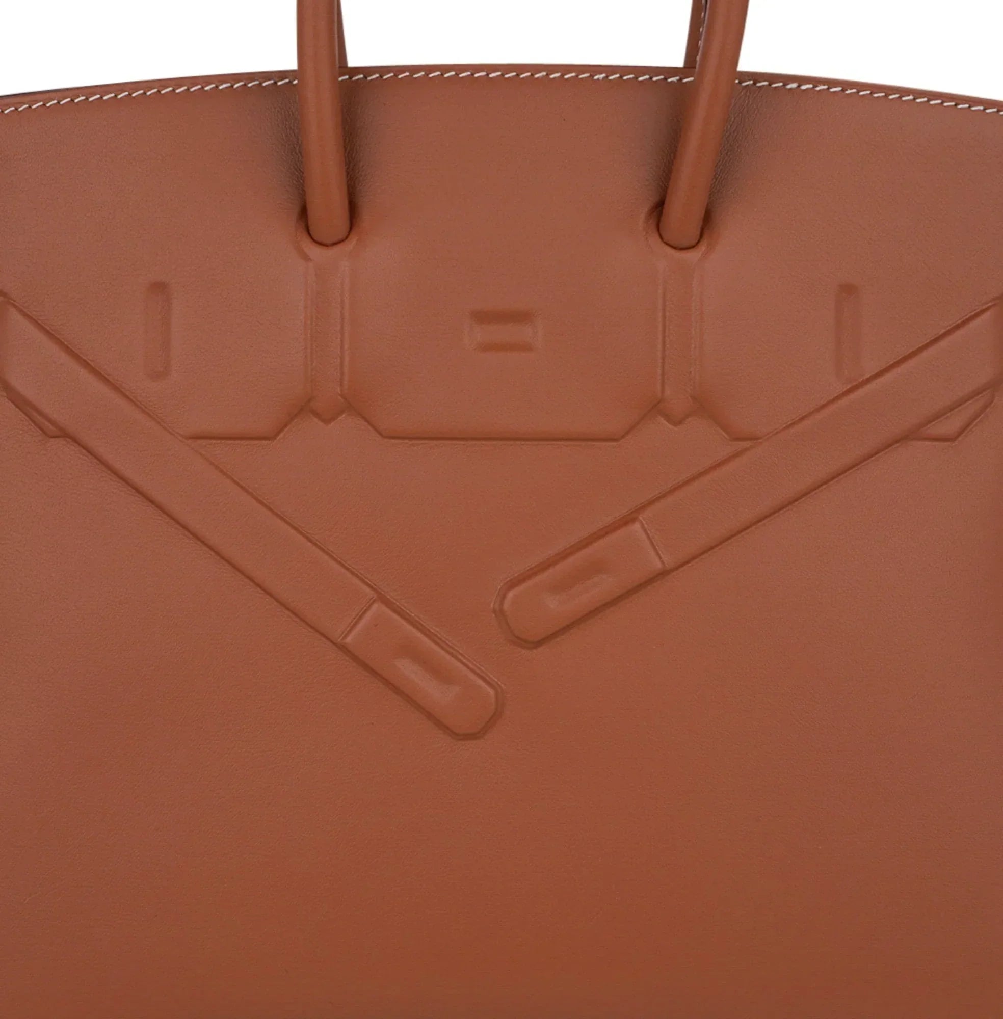 Shadow Birkin 25 Bag Gold Evercalf Limited Edition