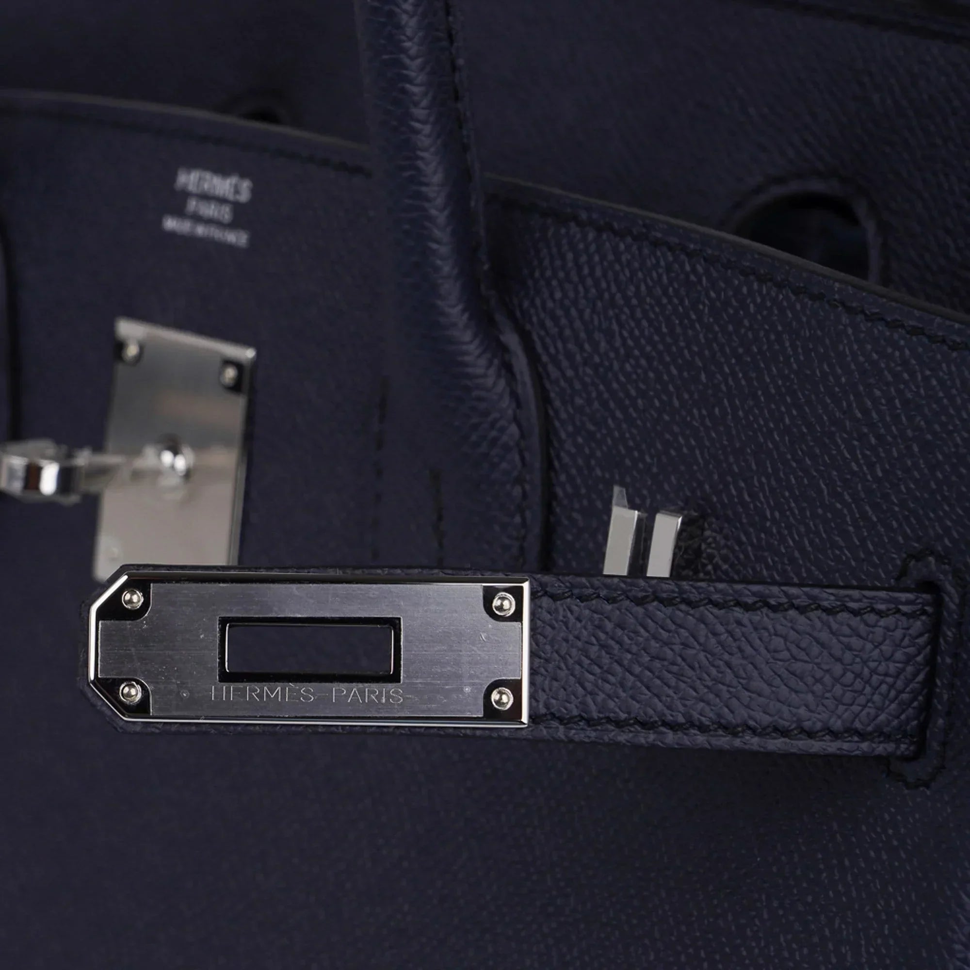 Birkin 30 Bag Indigo Epsom Palladium Hardware New w/ Box