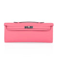 Kelly Cut Bag Pink Rose Azalee Swift with Palladium Hardware