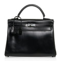 Kelly 32 So Black Bag Box Leather Limited Edition